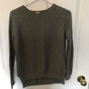Olive garage knit
